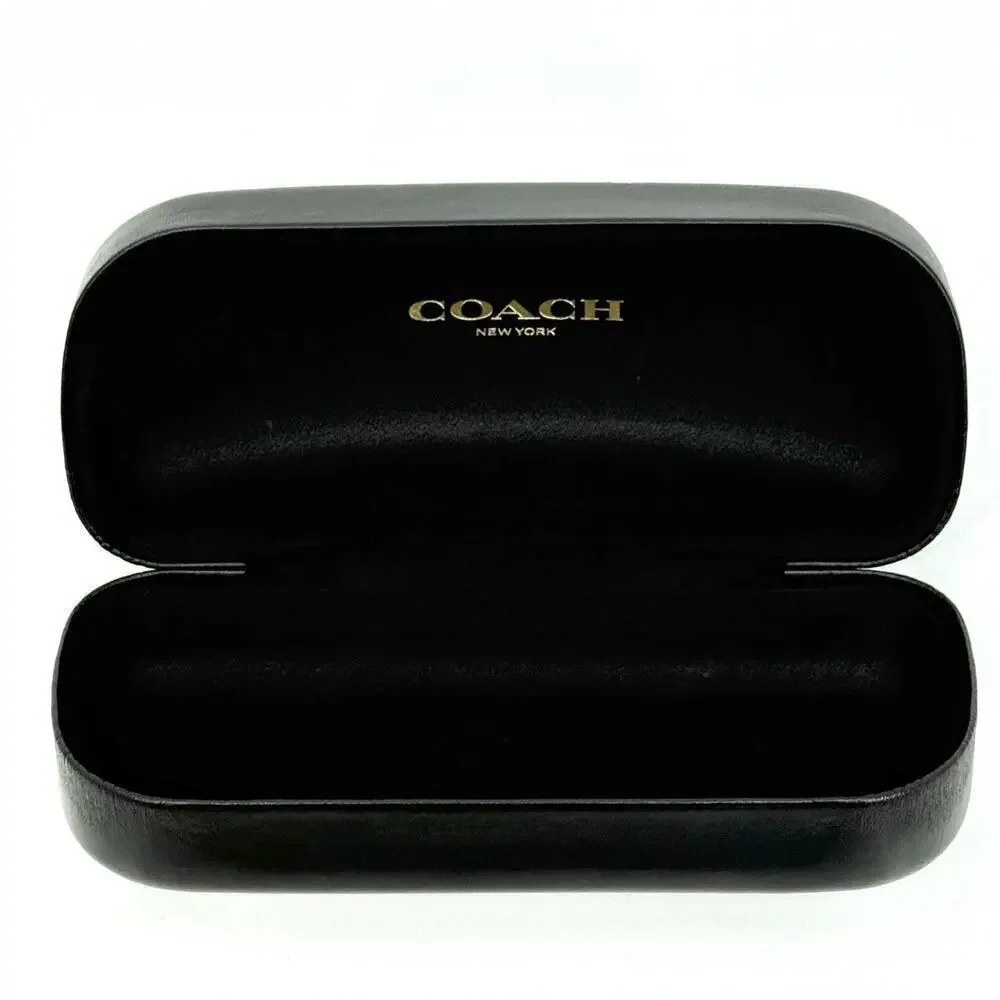 Coach New York Black Hard Clamshell Eyeglass Case Holder
